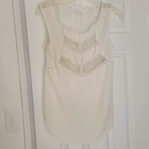 Socialite Sheer Cream Blouse